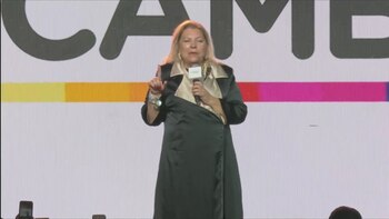 Elisa Carrió se mostró con