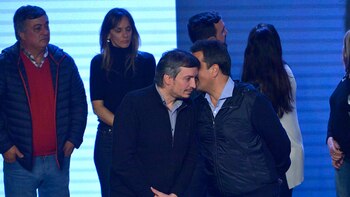 Máximo Kirchner y Sergio Massa