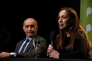 Salvador y Vidal durante la