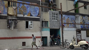 Unidad habitacional “Los Palomares”. (Foto: Juan Vicente Manrique/Infobae)