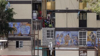 Murales de Daniel Manrique. (Foto: Juan Vicente Manrique/Infobae)