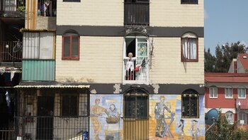 Murales de Daniel Manrique. (Foto: Juan Vicente Manrique/Infobae)