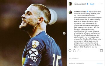 La publicación del temperamental mediocampista