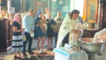 Lo que parecía una ceremonia