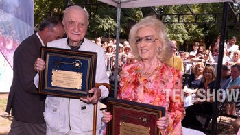 José y Mirtha durante un