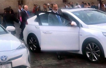 Meade fue captado saliendo de