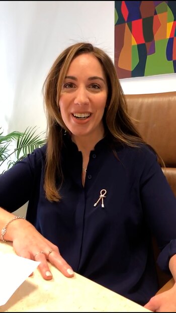 La gobernadora de la provincia