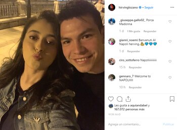 “Chucky” junto a su pareja,