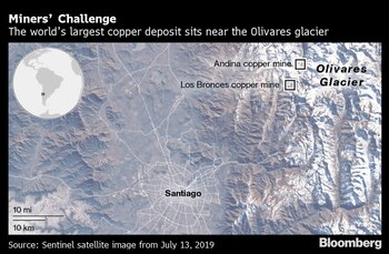 La ubicación de las minas