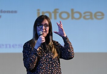 La musicoterapeuta Marcela Lichtensztejn, estuvo presente en la CIJL
