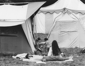 La gente llegaba con sus