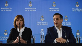 Bullrich y Finochiaro en la