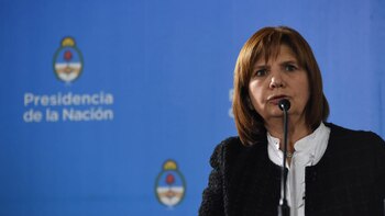 La ministra de Seguridad, Patricia