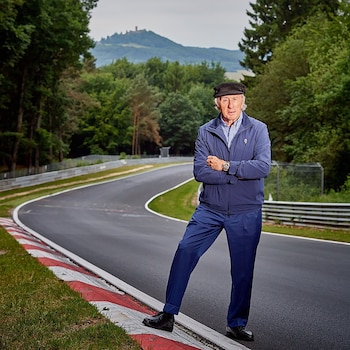 Sir Jackie Stewart, quien bautizó