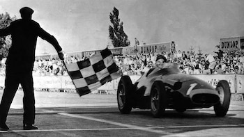 Fangio en 1957 gana en