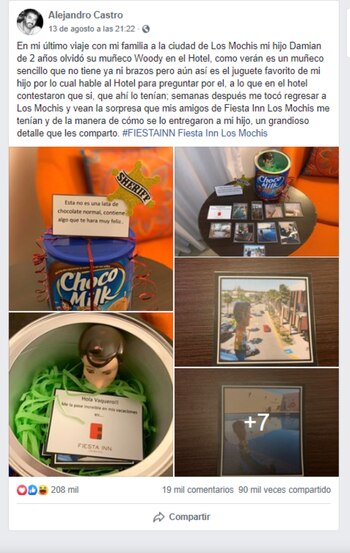 Así compartió el padre del