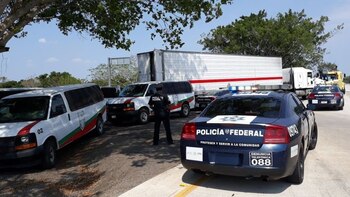 Así lucía el remolque del