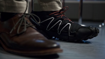 Sus dos mundos: los zapatos