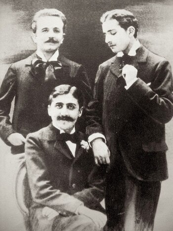 Marcel Proust junto a Robert