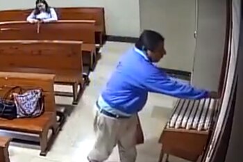 El video quedo grabado el