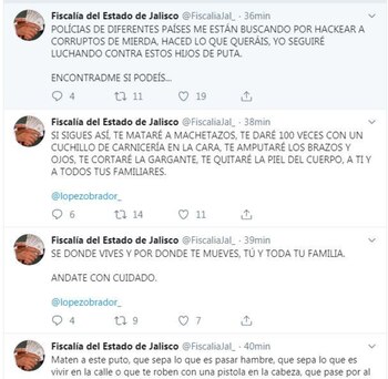 Así fueron los mensajes con