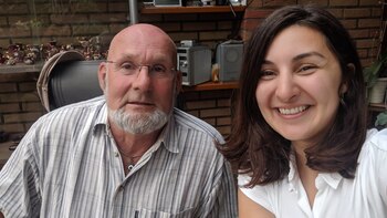 Mevan Babakar con Egbert después