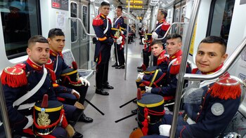 (@Granaderosarg) Los granderos, en una