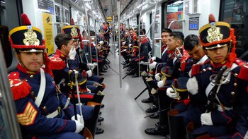 (@Granaderosarg) Los granaderos fueron en