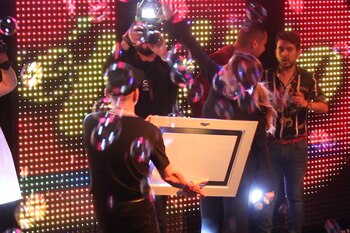 Andrea Legarreta se tomó una