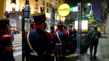 Tras celebrar la misa, los