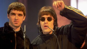 Los hermanos Gallagher, en 1995.