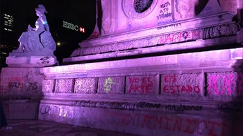 El Ángel fue cercado para