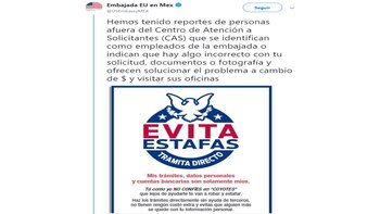 La embajada de EEUU en