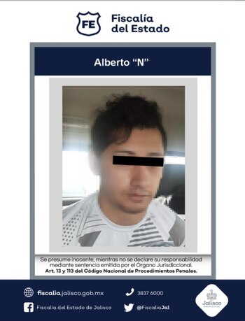 Alberto “N”, el acusado (Foto: