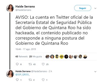 La coordinadora general de comunicación