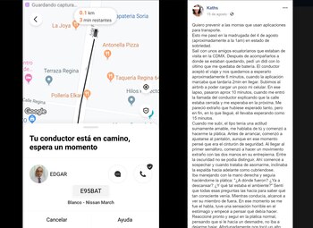 Kathia denunció el acoso en