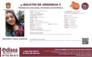 Desapareció después de abordar un