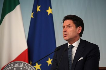 El primer ministro italiano Giuseppe