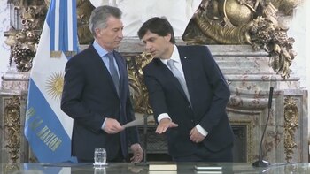 Mauricio Macri y Hernán Lacunza
