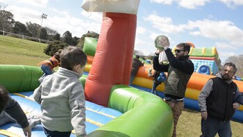 Las familias pudieron disfrutar de