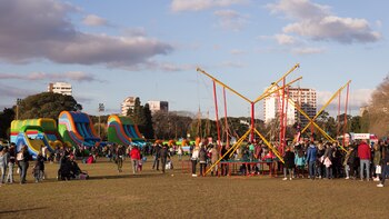 Los toboganes inflables y el