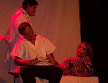 Oriana Prince compartiendo un sketch