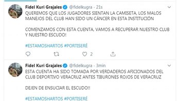 Fue intervenida la cuenta de