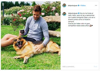 Delpo y Astor, junto al