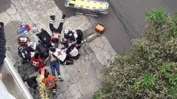 El hombre murió en la