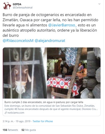 Así fue denunciada su arbitraria