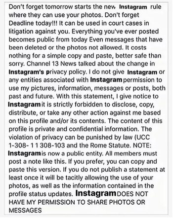 El posteo viral en Instagram