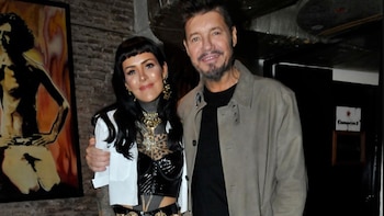 Candelaria y Marcelo Tinelli