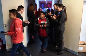 Al momento de desembarcar los