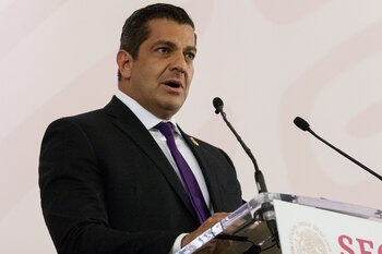 Ricardo Peralta Saucedo, subsecretario de Gobernación justificó el diálogo diciendo que las reuniones fueron con luchadores sociales y no con delincuentes. (Foto: Galo Cañas/Cuartoscuro)